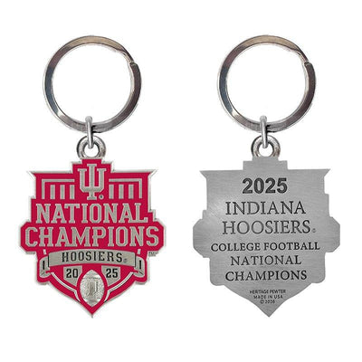 2025-26 Indiana National Champ  Key Chain w/ Backtext