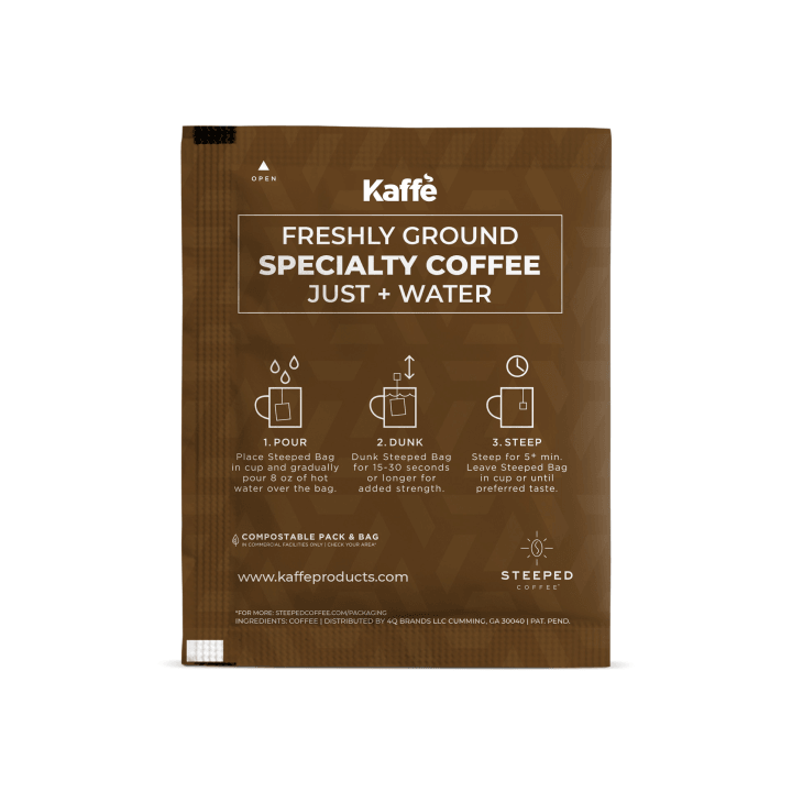 Grizzly Blend - Dark Roast Coffee Steeped Bag (5pack)
