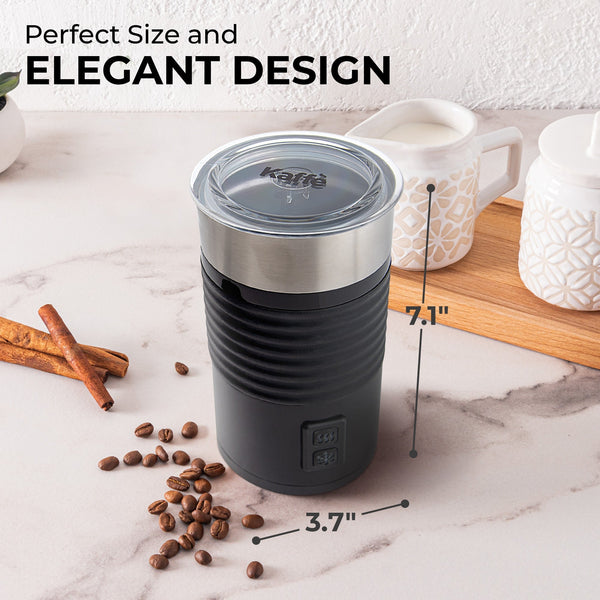 Pour-in Milk Frother w/ Silicone Base, KF6061 Kaffe Products