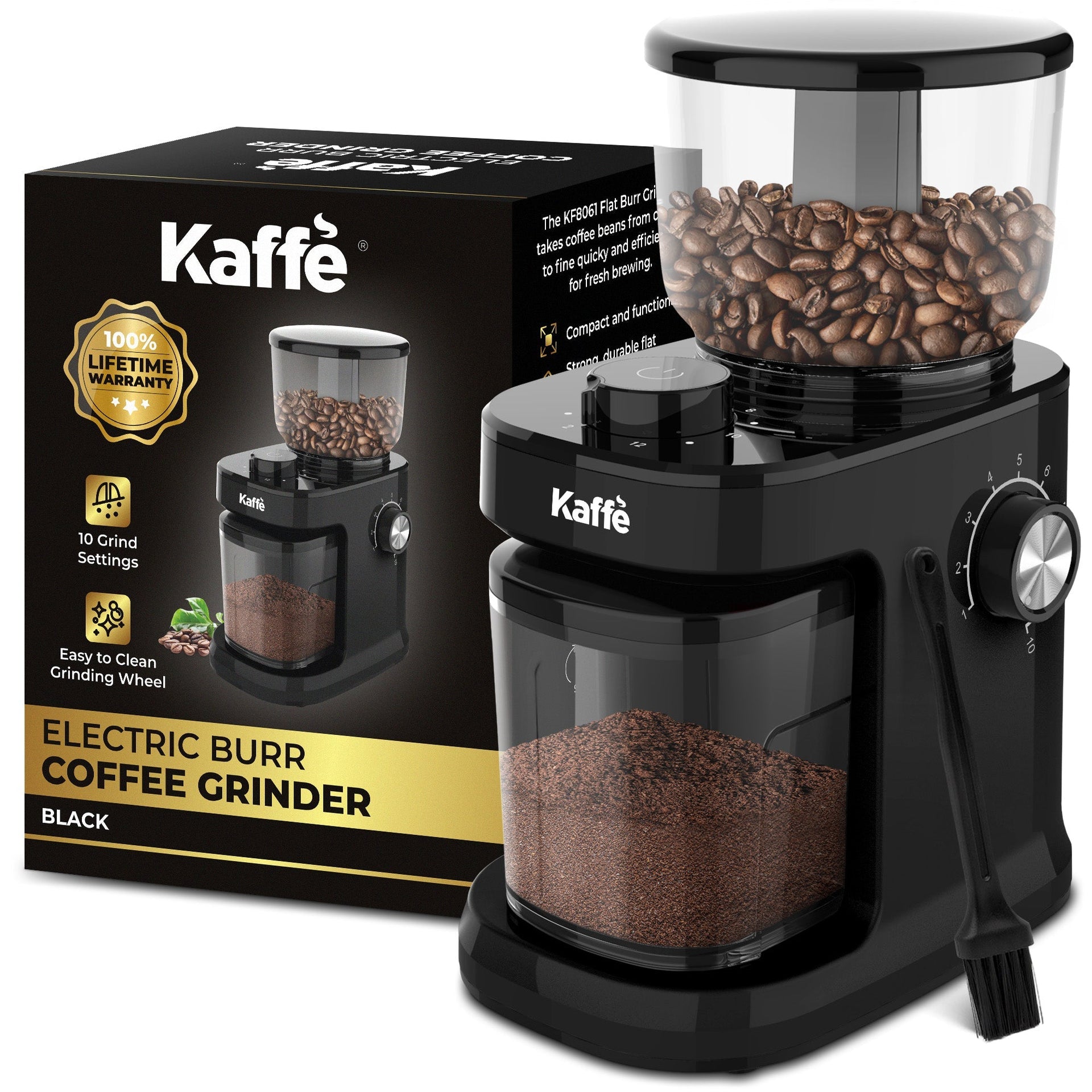 Burr Coffee Grinder, KF8061 Kaffe Products