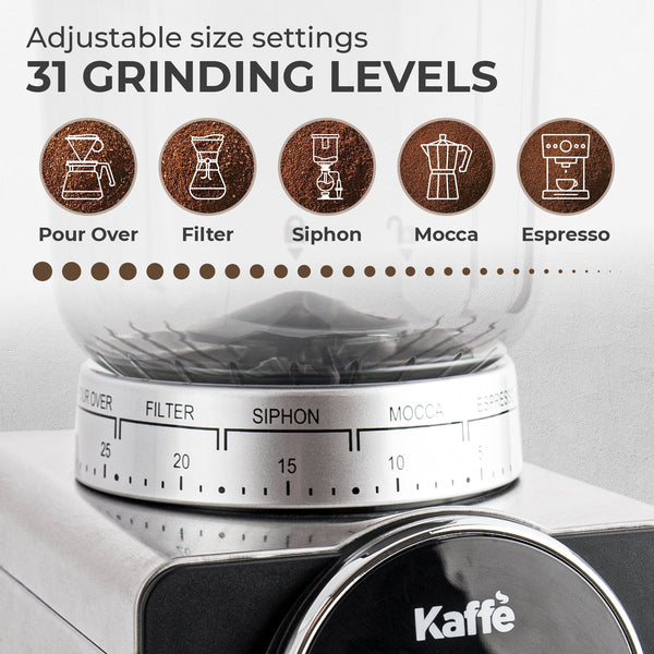 Conical Burr Coffee Grinder, KF8091 Kaffe Products