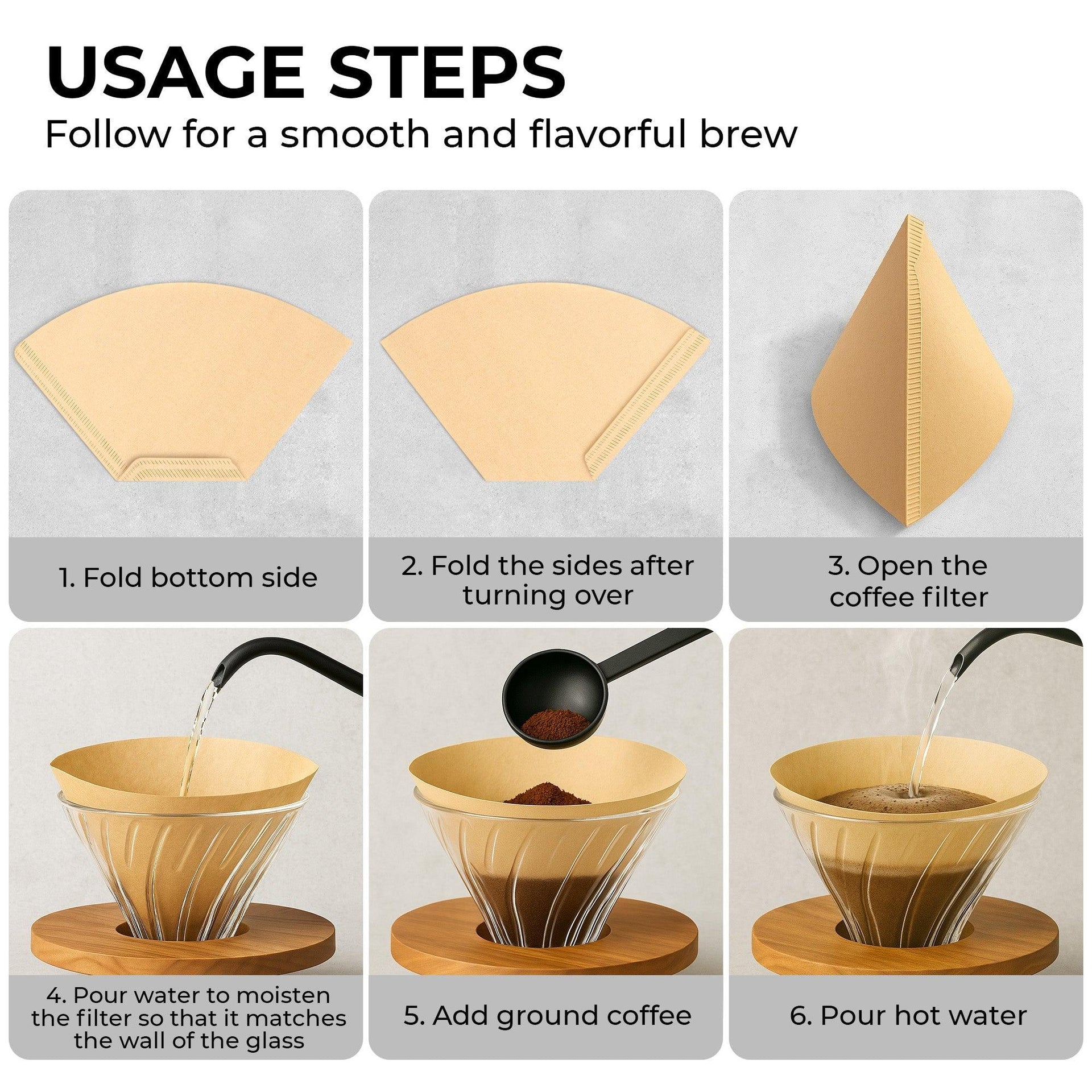 Organic Premium Coffee Filters #4, KFCF04B