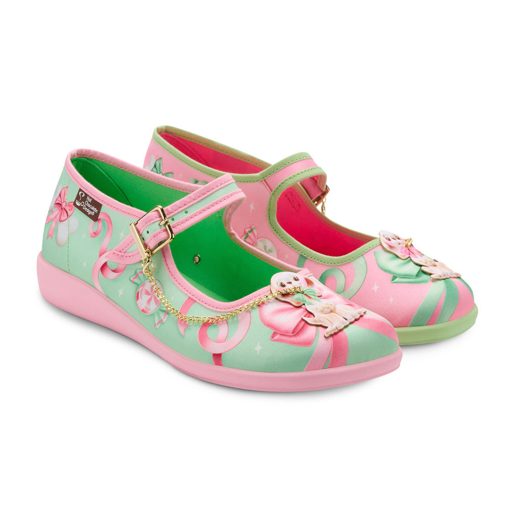 Kitschy Puppies Women's Mary Jane Flat
