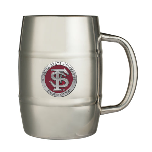 Florida State University FS Logo Keg Mug
