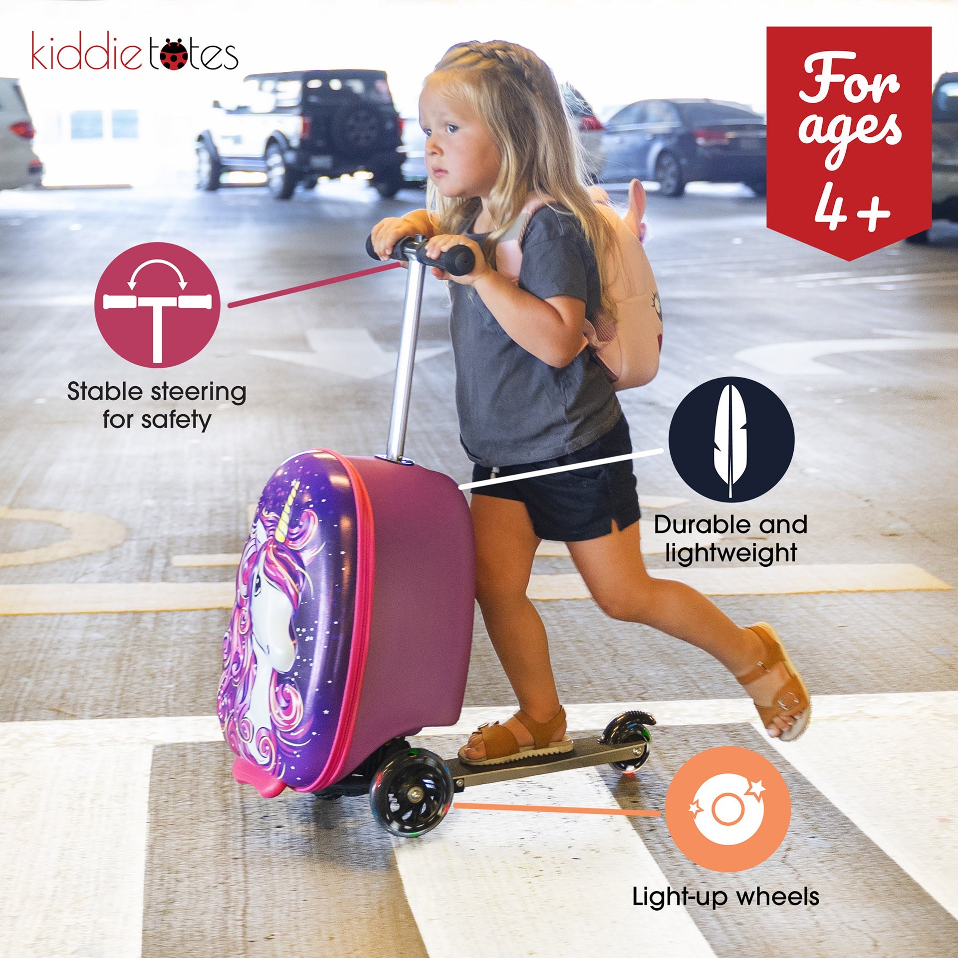 Unicorn Pack N' Go Scooter