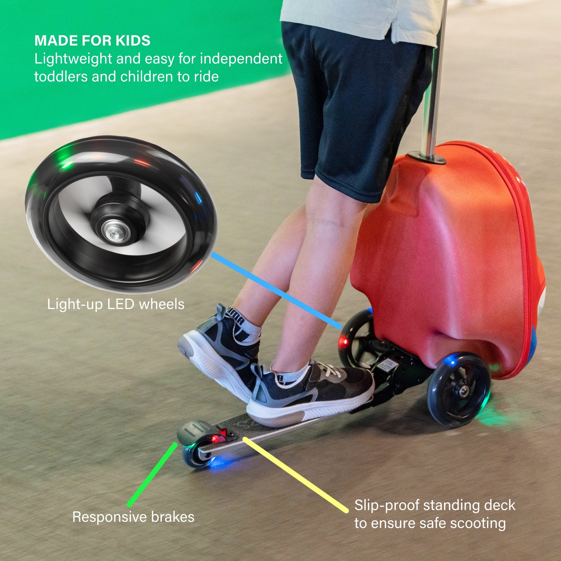 Race Car Pack N' Go Scooter