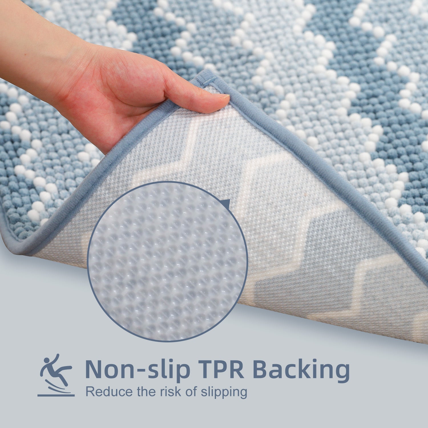 Kasentex Soft Absorbent Durable Non-Slip Bathroom Rug Mat, Room Decor, Graduation Gifts, Fathers Day Gift, Mother Gift