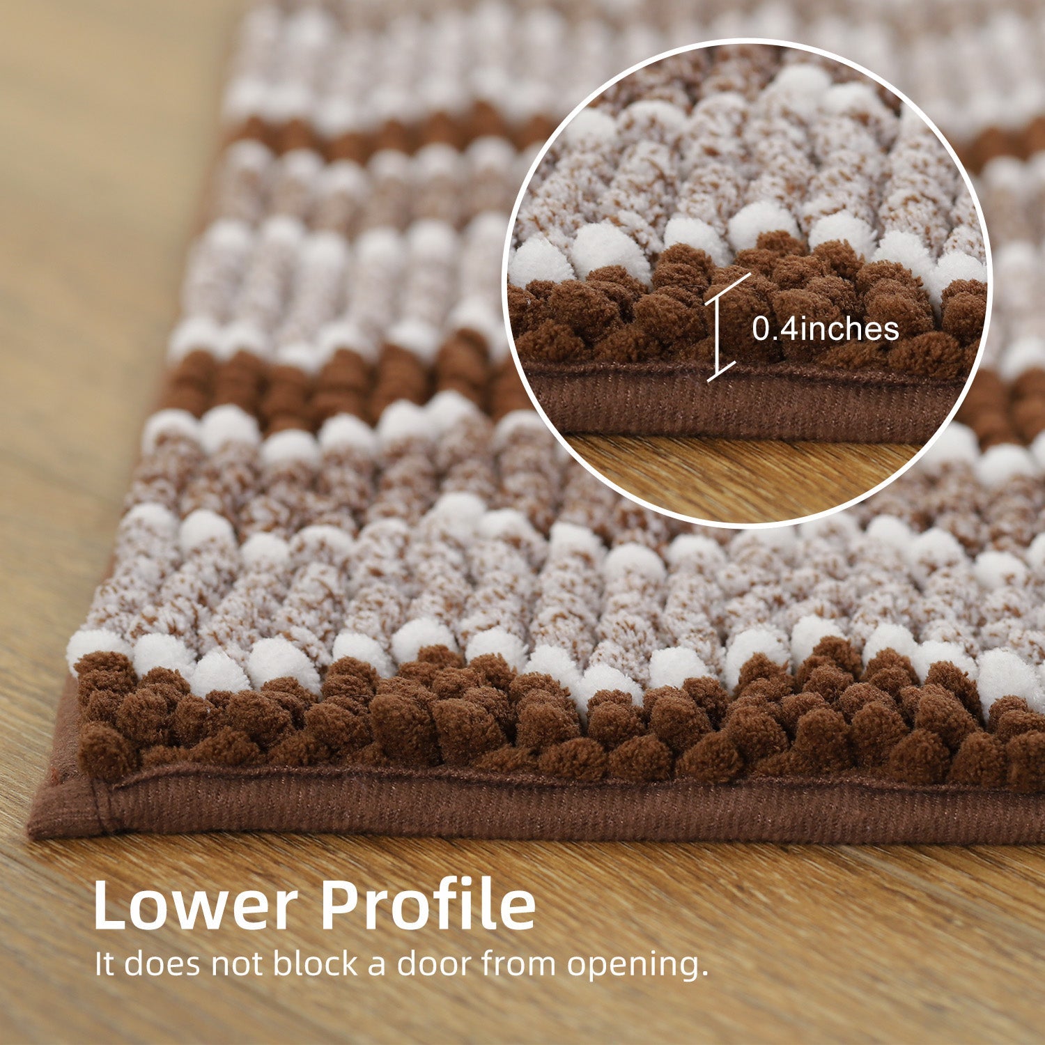 Kasentex Soft Absorbent Durable Non-Slip Bathroom Rug Mat, Room Decor, Graduation Gifts, Fathers Day Gift, Mother Gift