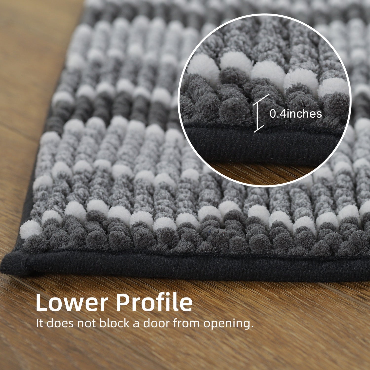 Kasentex Soft Absorbent Durable Non-Slip Bathroom Rug Mat, Room Decor, Graduation Gifts, Fathers Day Gift, Mother Gift