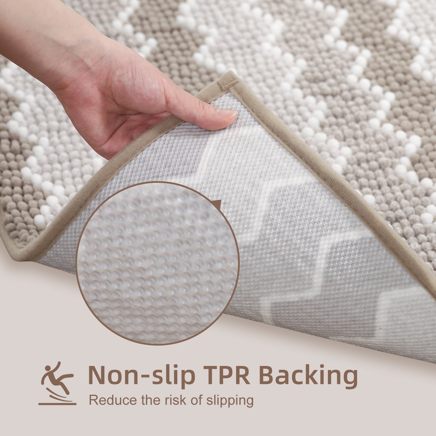 Kasentex Soft Absorbent Durable Non-Slip Bathroom Rug Mat, Room Decor, Graduation Gifts, Fathers Day Gift, Mother Gift