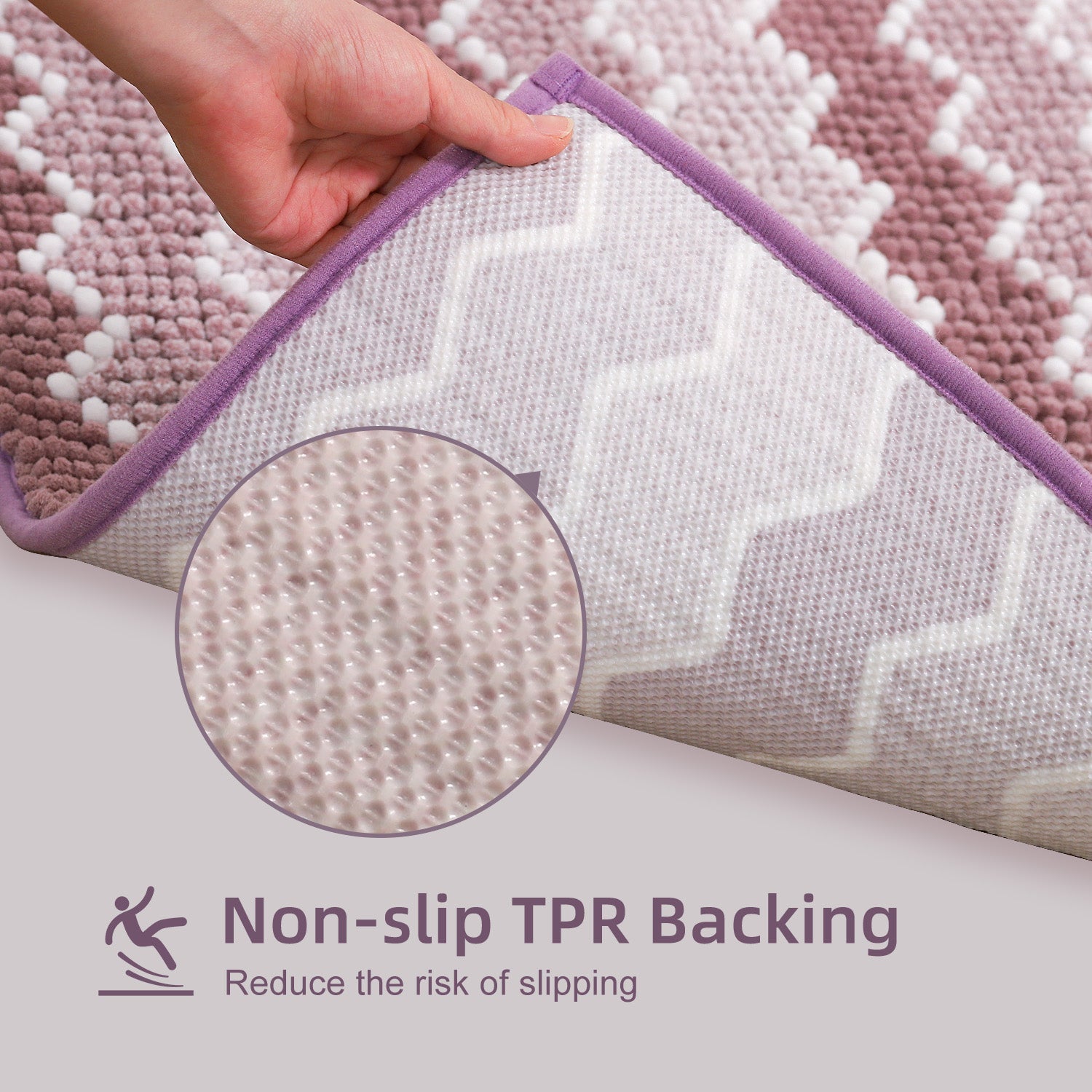 Kasentex Soft Absorbent Durable Non-Slip Bathroom Rug Mat, Room Decor, Graduation Gifts, Fathers Day Gift, Mother Gift