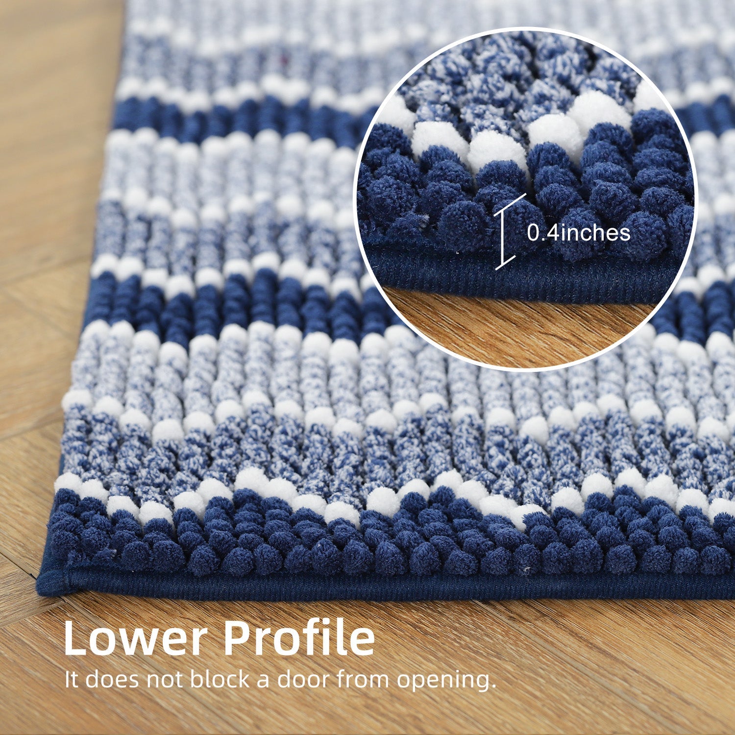 Kasentex Soft Absorbent Durable Non-Slip Bathroom Rug Mat, Room Decor, Graduation Gifts, Fathers Day Gift, Mother Gift