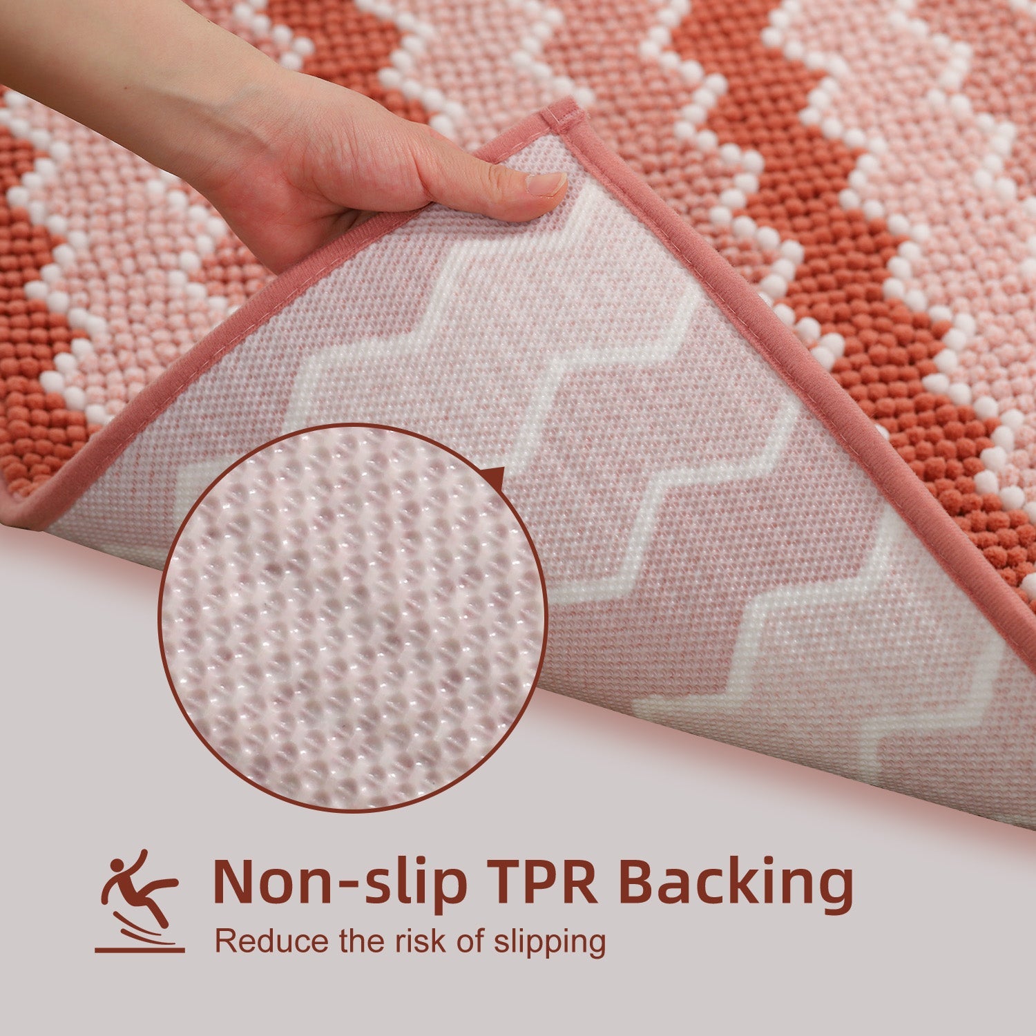 Kasentex Soft Absorbent Durable Non-Slip Bathroom Rug Mat, Room Decor, Graduation Gifts, Fathers Day Gift, Mother Gift