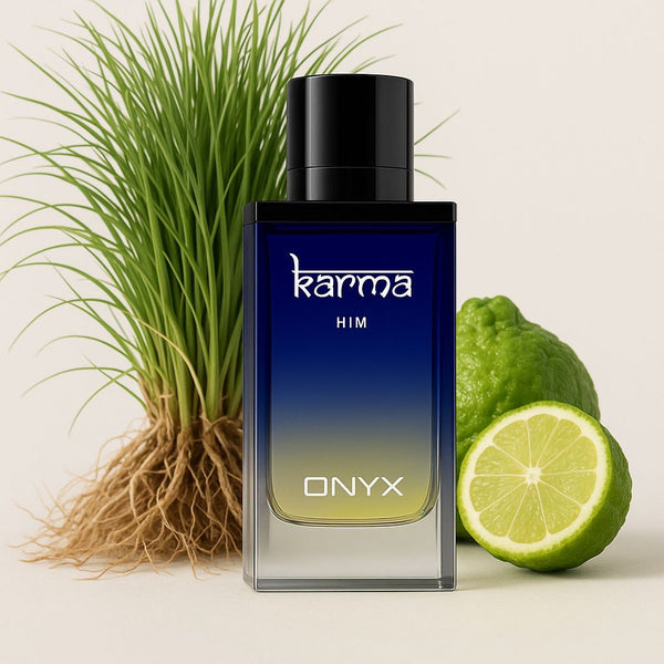 Karma Onyx for him Fragrances Dubai Pure Parfum Spray for Men Fragrance Rack