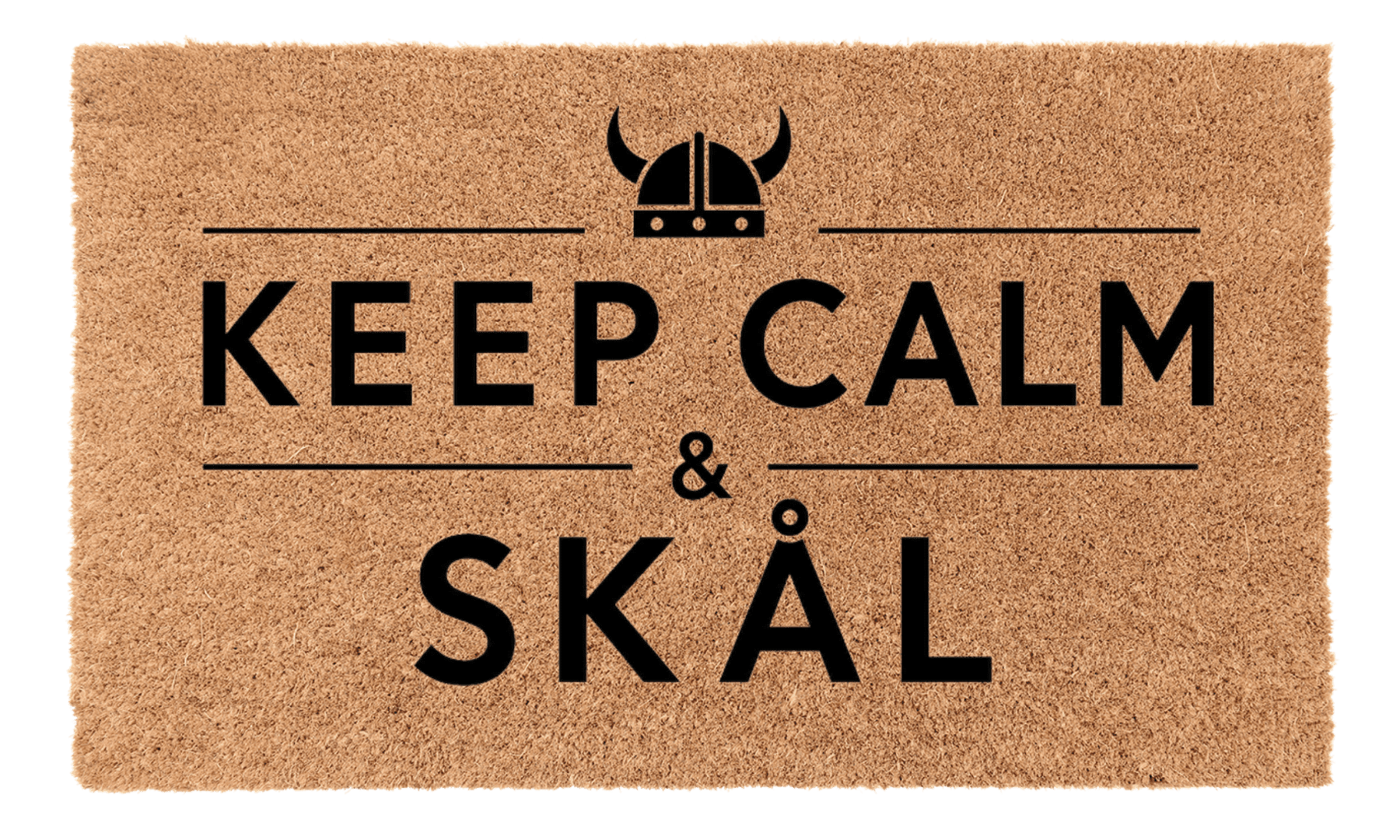 Keep Calm and Skal Coir Mat