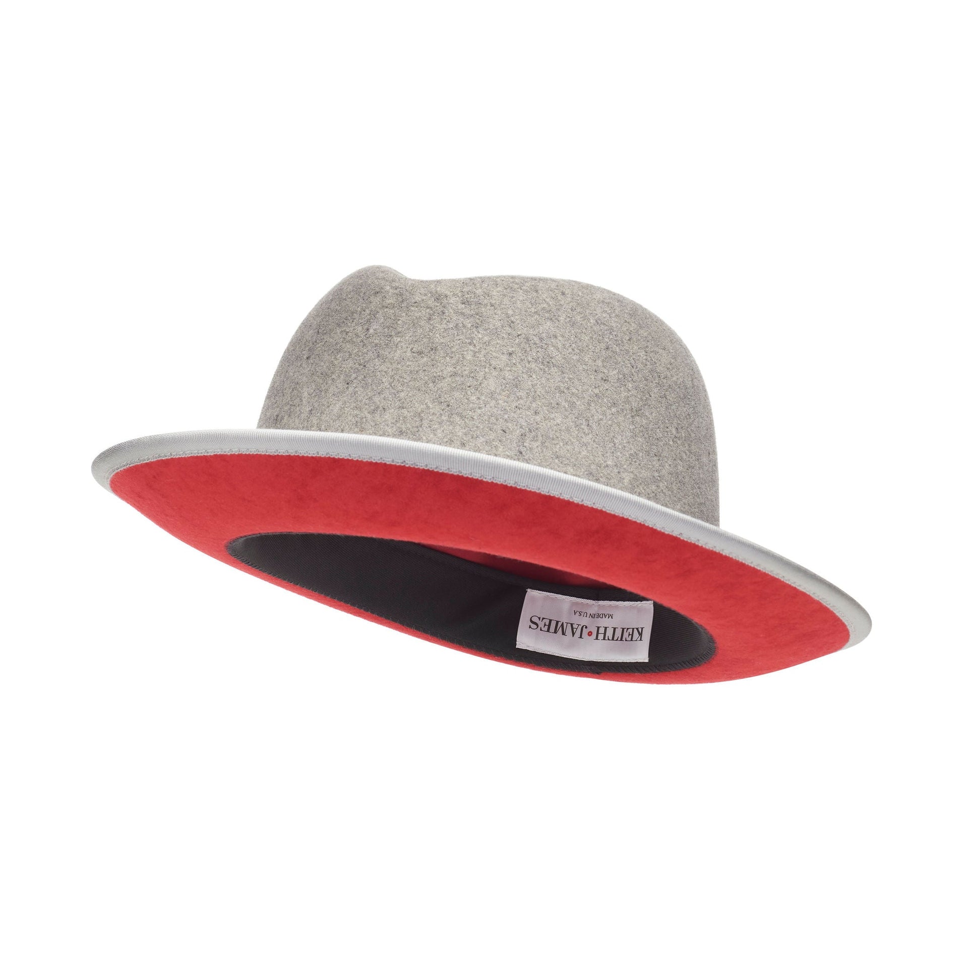 King (Oxford Grey) Center Creased Fedora Hat