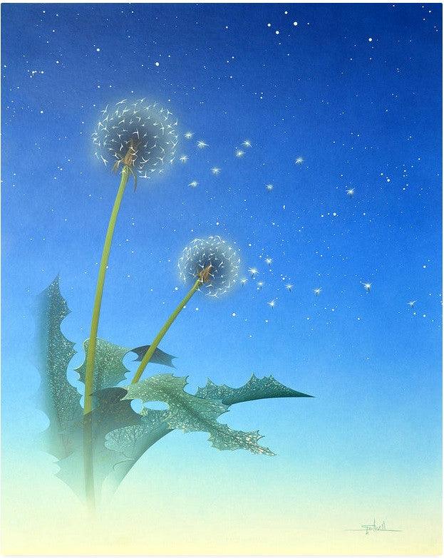 Dandelion Painting by Ken Shotwell - Artman