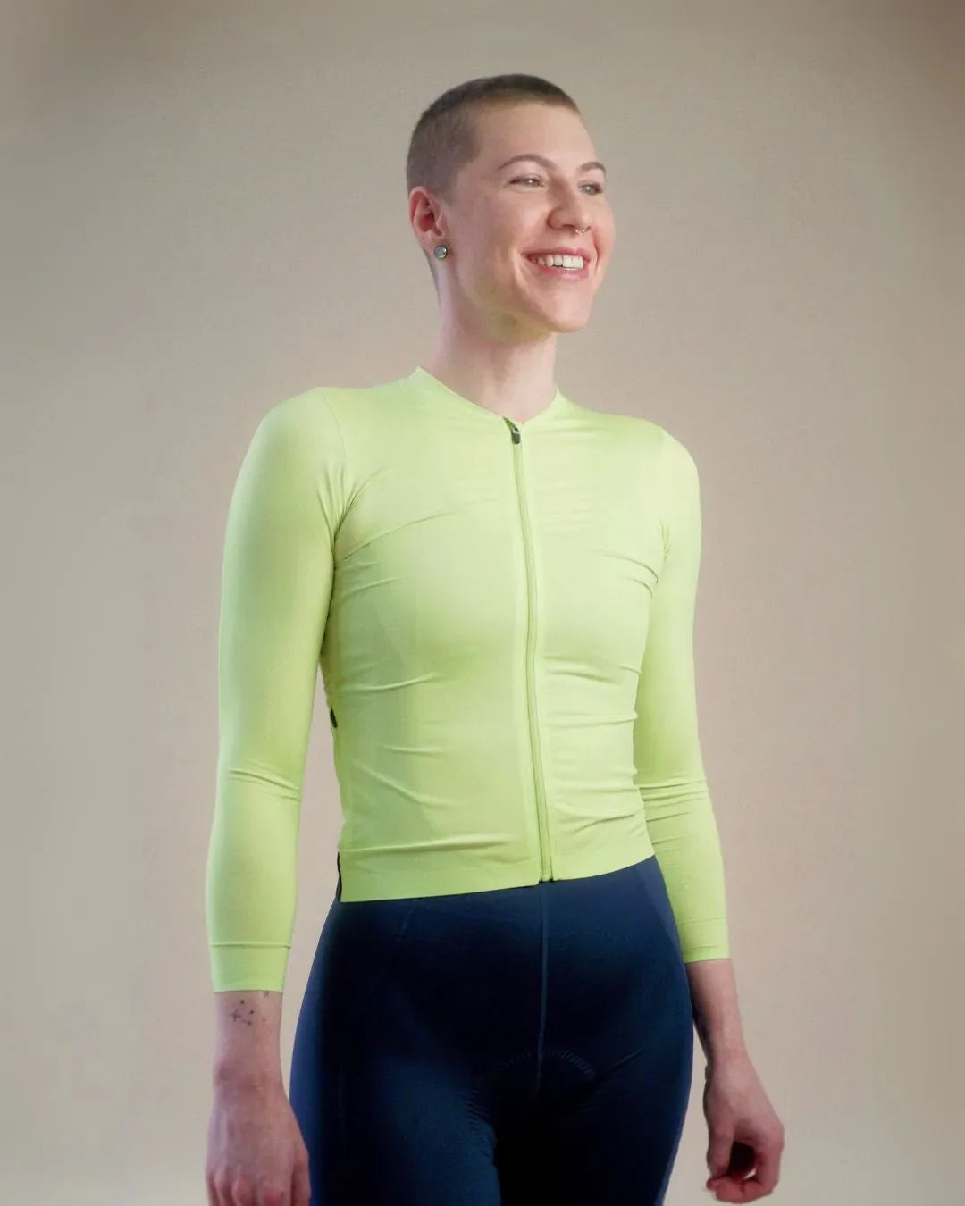 Endurance Long Sleeve Jersey - Key Lime
