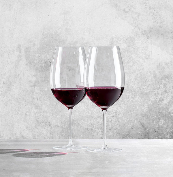 Classica Bordeaux Hand-Blown Stemmed Wine Glassware, Set of 2