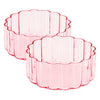 Flower Bowl Glassware, Set of 2