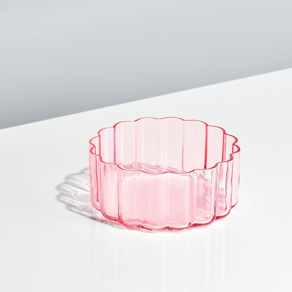 Flower Bowl Glassware, Set of 2