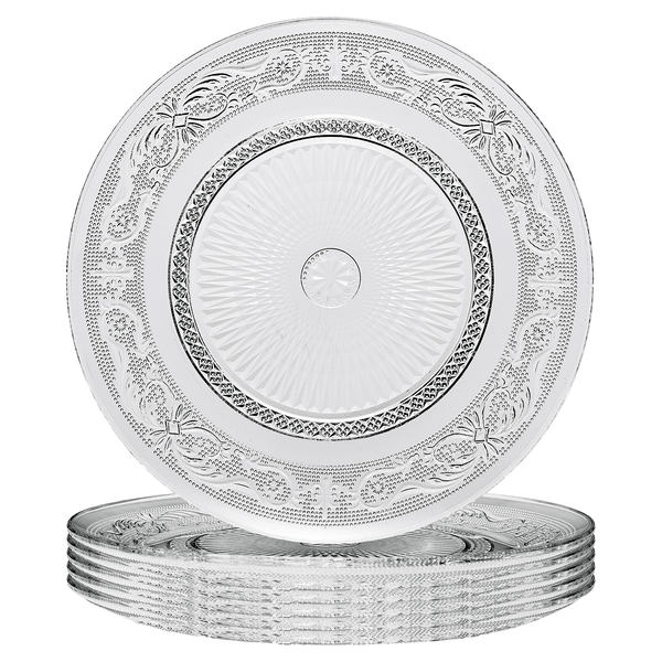 Classica Vintage Glass Plate, Set of 6