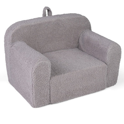 Kids Couch Portable Toddler Sofa with Anti-slip Base-Gray