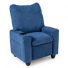 Kids Recliner Toddler Single Sofa with Adjustable Footrest and Cup Holder-Navy