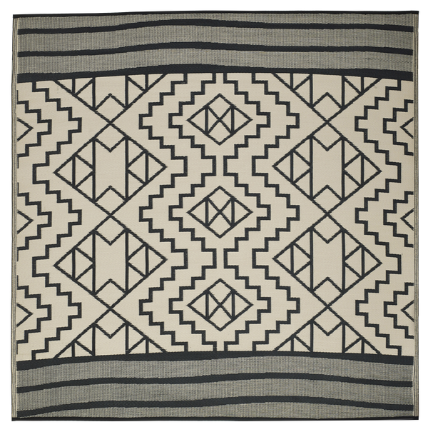 Kilimanjaro - Black Outdoor Rug for Patio FINAL SALE