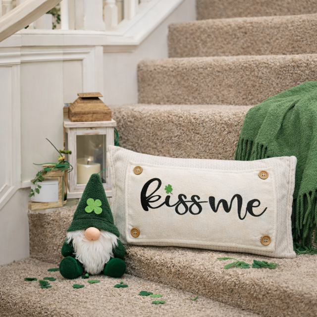 PILLOW ONLY (with fluffy insert): Natural Boho Cream: RECTANGLE BOHO PILLOW (with fluffy insert)