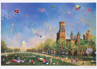 Kite Day in Washington (UNFRAMED) by Alexander Chen - 11.5