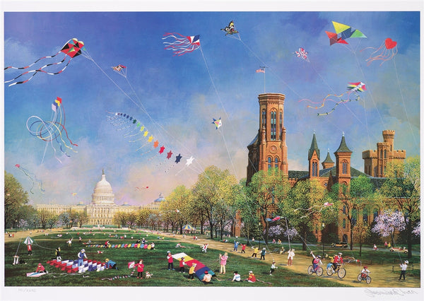 Kite Day in Washington (UNFRAMED) by Alexander Chen - 11.5