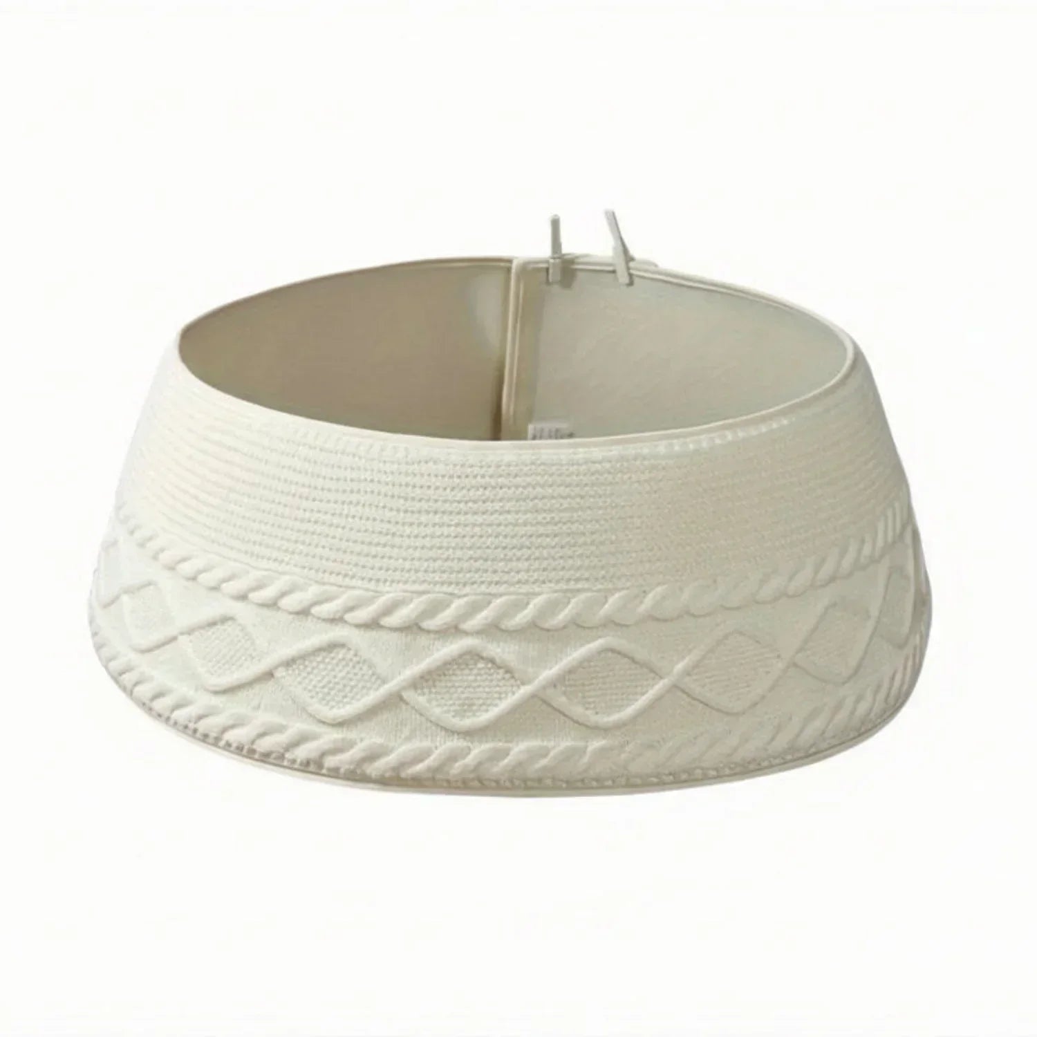 Knitted Christmas Tree Collar with Festive Holiday Design