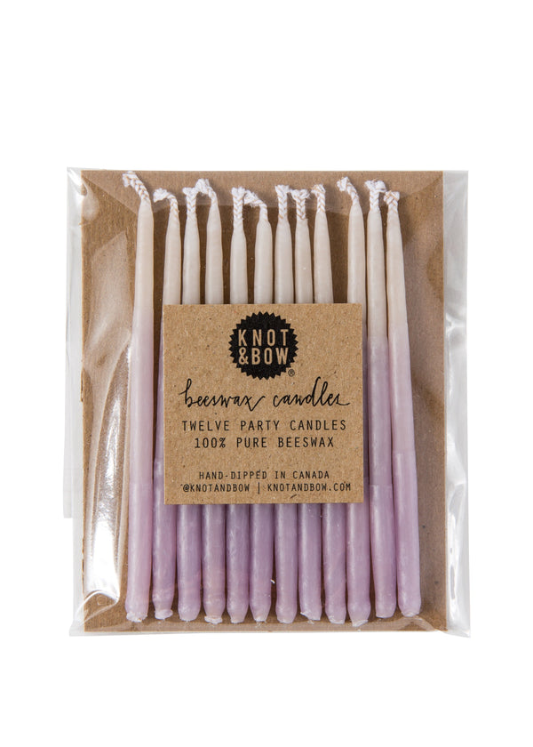 Knot & Bow Assorted Beeswax Party Candles