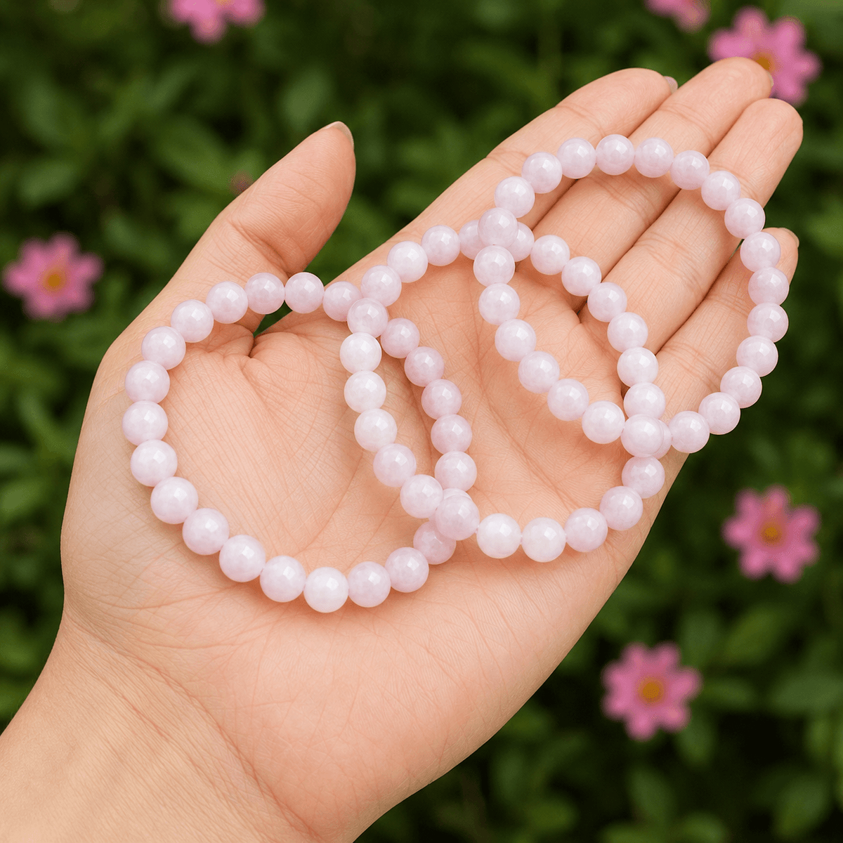 Kunzite Bracelet (Creativity and Unity Of Heart And Will).