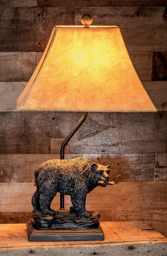 L7080RGBS | 24”H Bear Table Lamp 