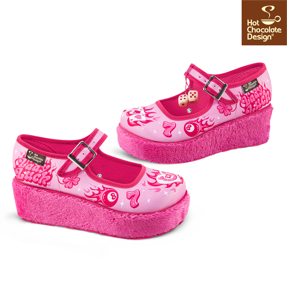 Chocolaticas® Lady LUCK  Women's Mary Jane Platform