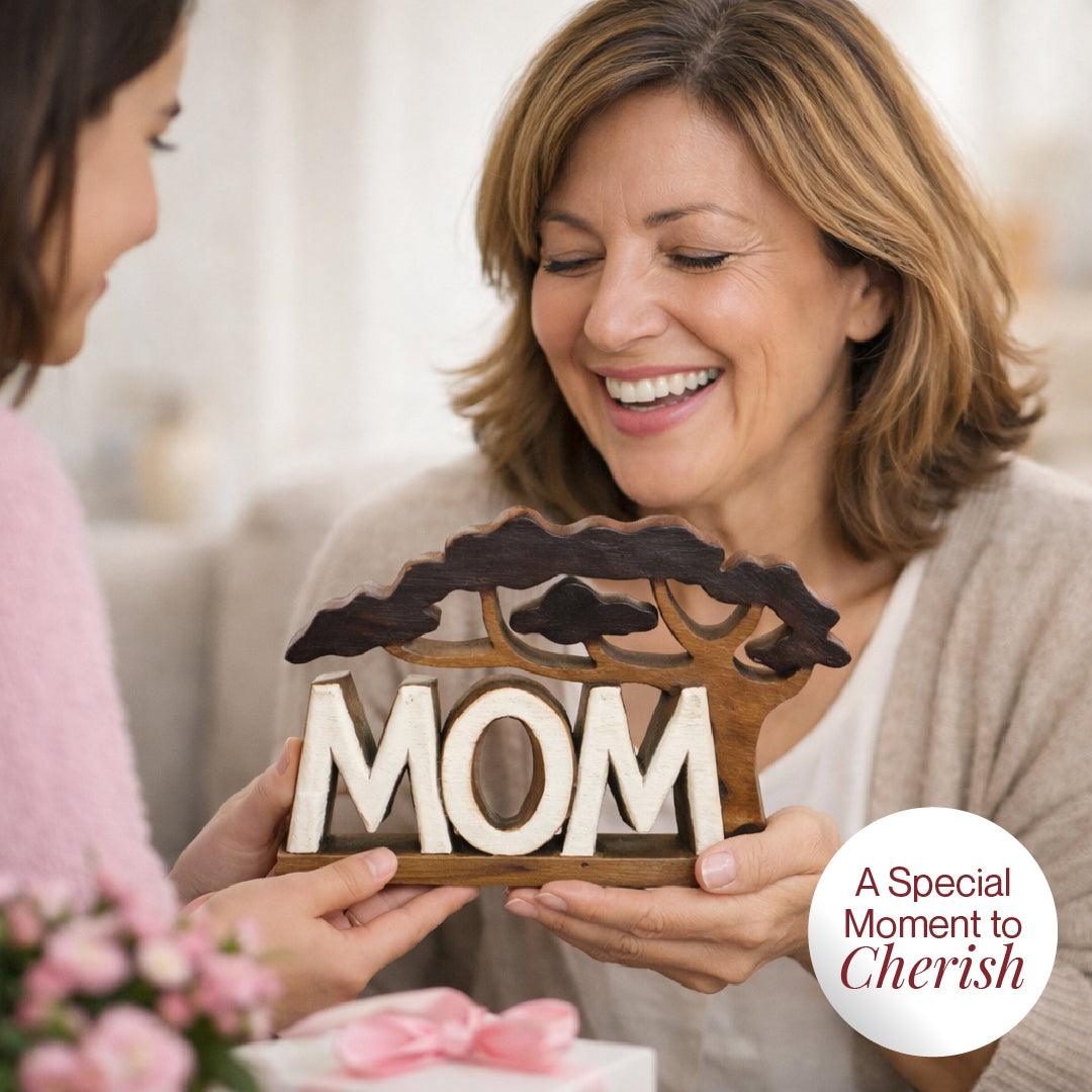 Wooden Mom Sign – Graceful Mom, Acacia Wood