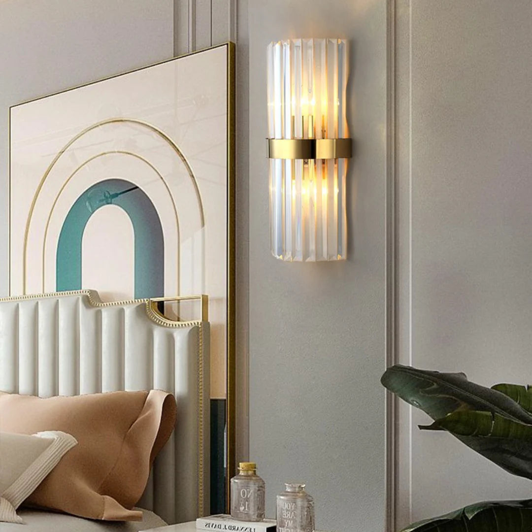 Laylq Cylinder Crystal Wall Light