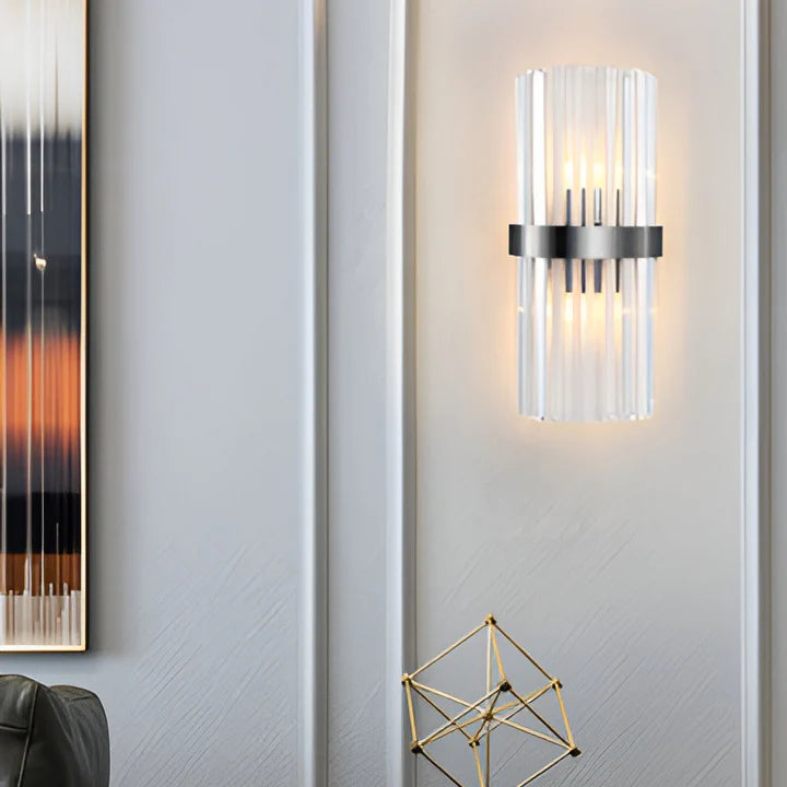 Laylq Cylinder Crystal Wall Light