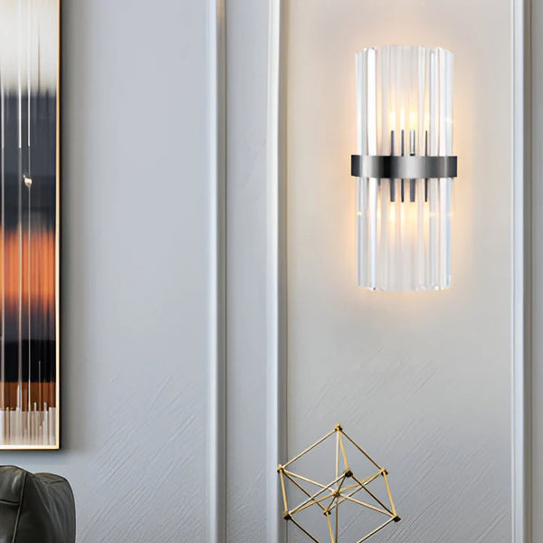 Laylq Cylinder Crystal Wall Light