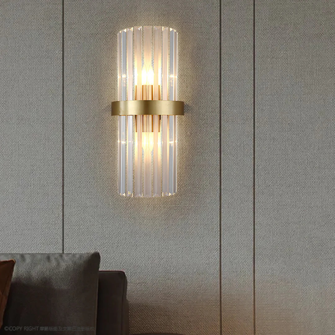 Laylq Cylinder Crystal Wall Light