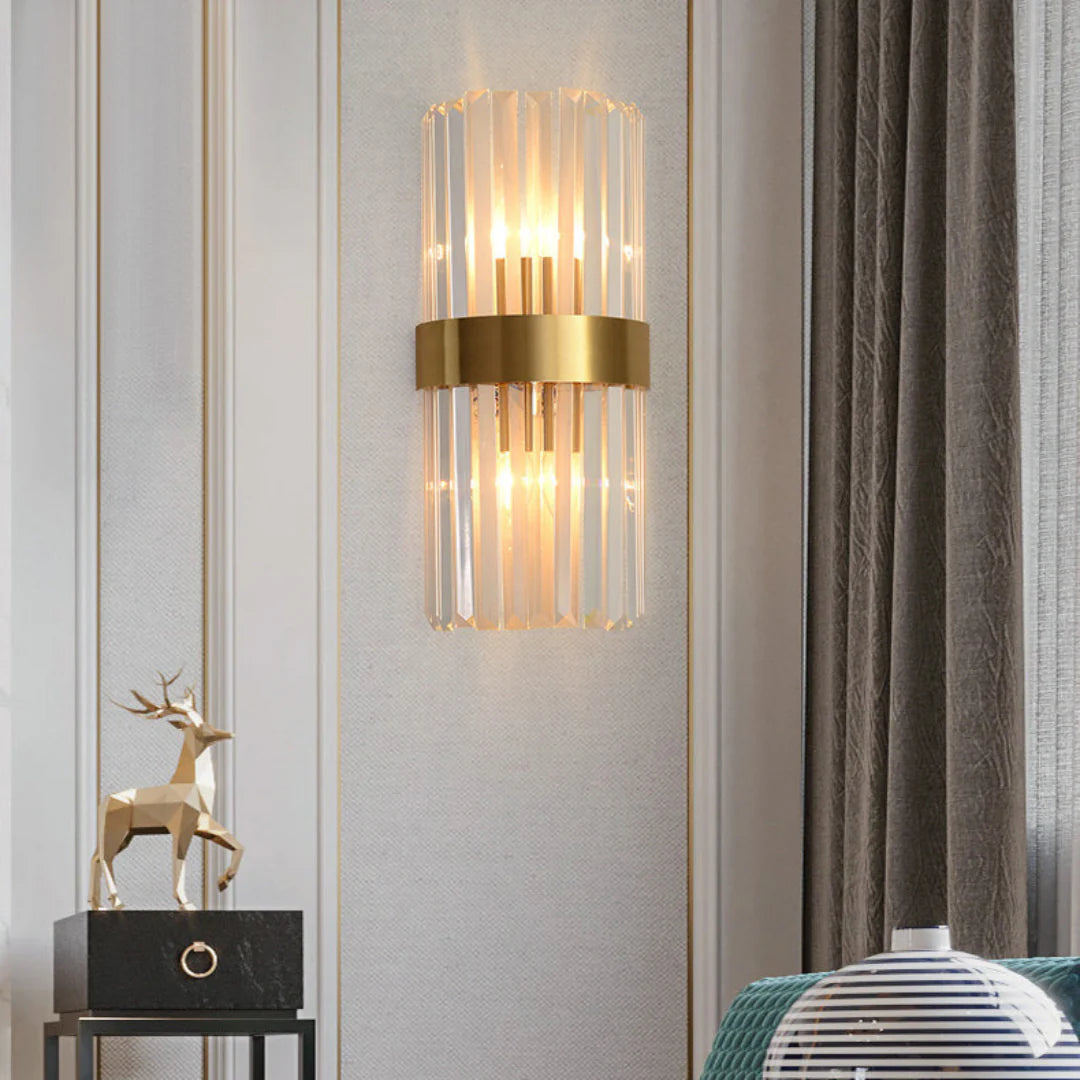 Laylq Cylinder Crystal Wall Light