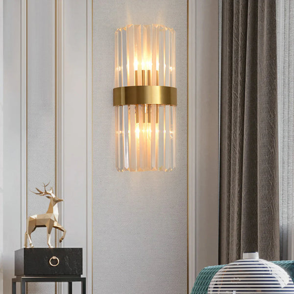 Laylq Cylinder Crystal Wall Light