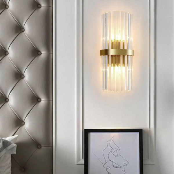Laylq Cylinder Crystal Wall Light