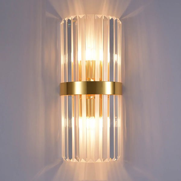 Laylq Cylinder Crystal Wall Light