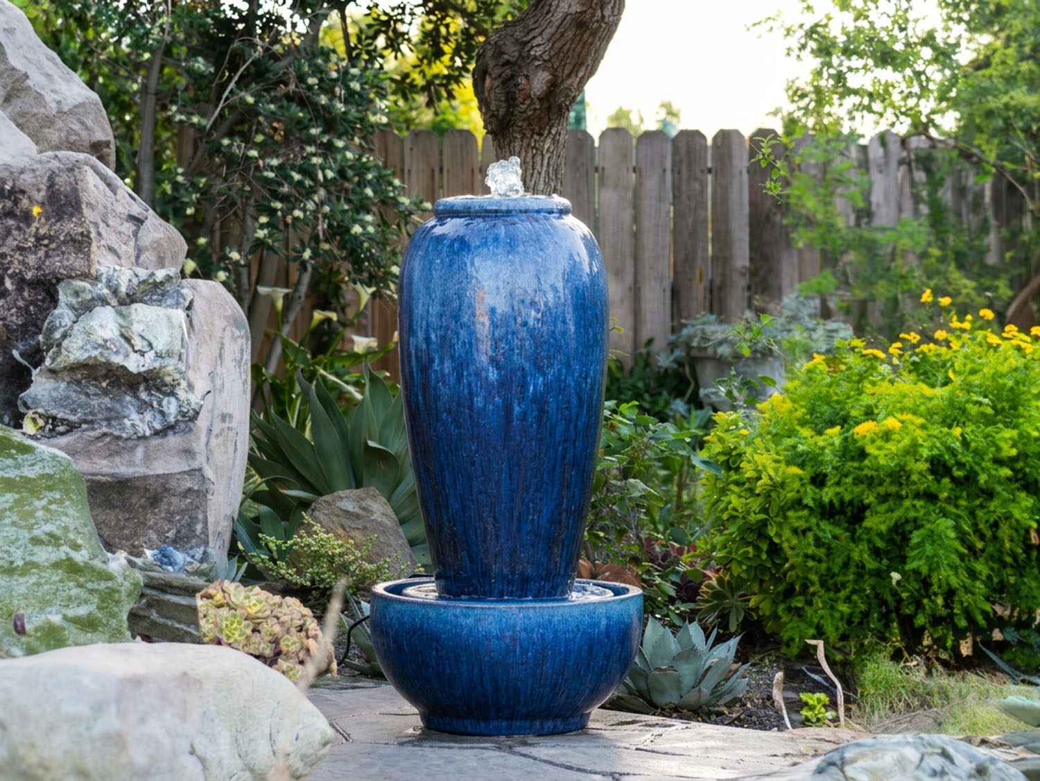 Tall Jar Fountain By Plantatorem