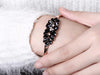 18K Rose gold plated oil drop bangle