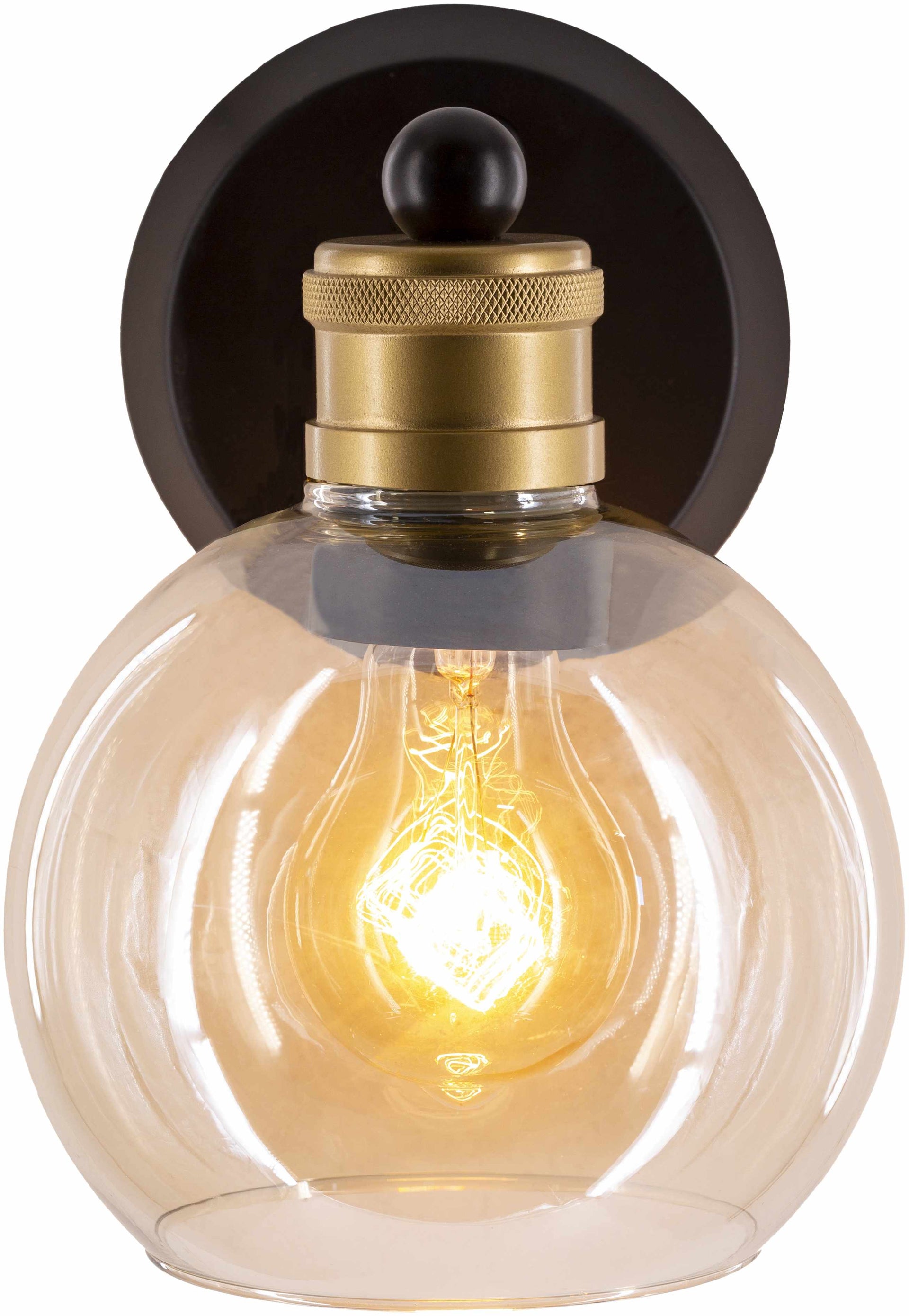 Leabrook Black Metal Wall Sconce