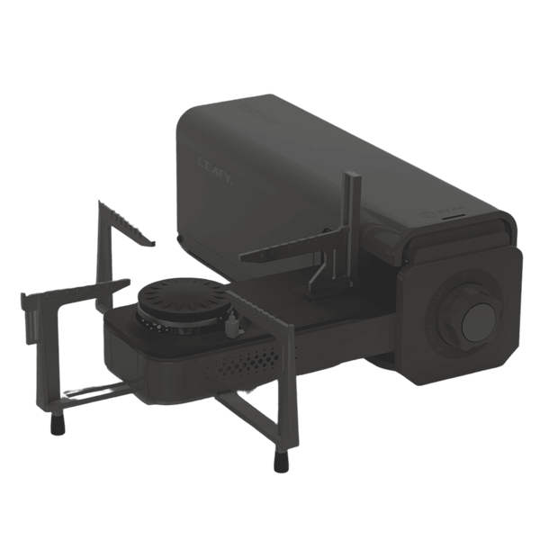 Leafy, Transformer Folding Butane Gas Chef Stove with Case (8,000 BTU) (gas cartridge not included)